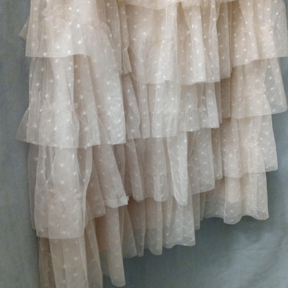 Attar'd State tan layer chiffon Skirt - Picture 2 of 5